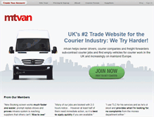 Tablet Screenshot of mtvan.com